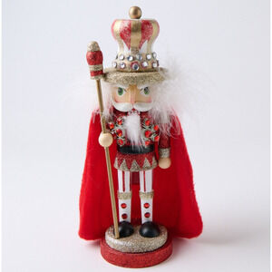 Kurt Adler Hollywood by Holly Adler Miniature Nutcracker 11 Inches Tall Glitter